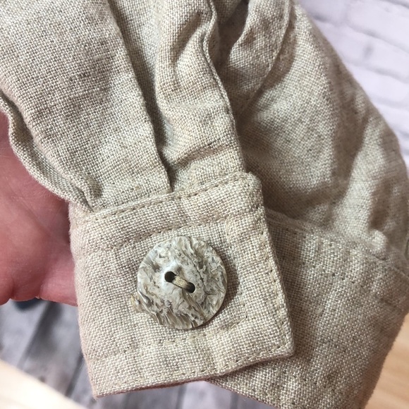 Mzm Tan Jacket Lightweight Sz Medium Made in USA - Picture 6 of 11